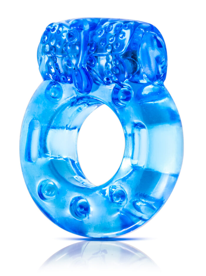 Stay Hard Reusable Cock Ring - Blue - Image 2