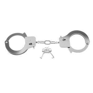 Fetish Fantasy Series Metal Handcuffs - Silver - Image 3