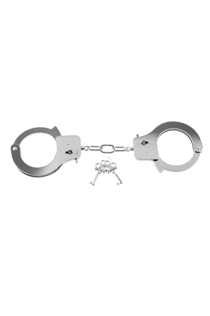 Fetish Fantasy Series Metal Handcuffs - Silver - Image 3
