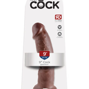 King Cock 9-Inch Cock - Brown - Image 5