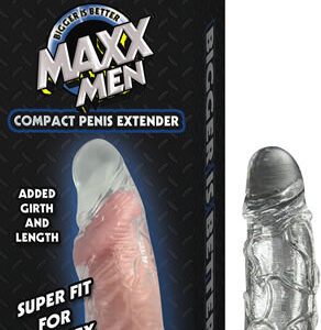 Maxx Men Compact Penis Sleeve - Clear