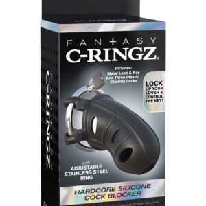 Fantasy C-Ringz Hardcore Silicone Cock Blocker - Image 3