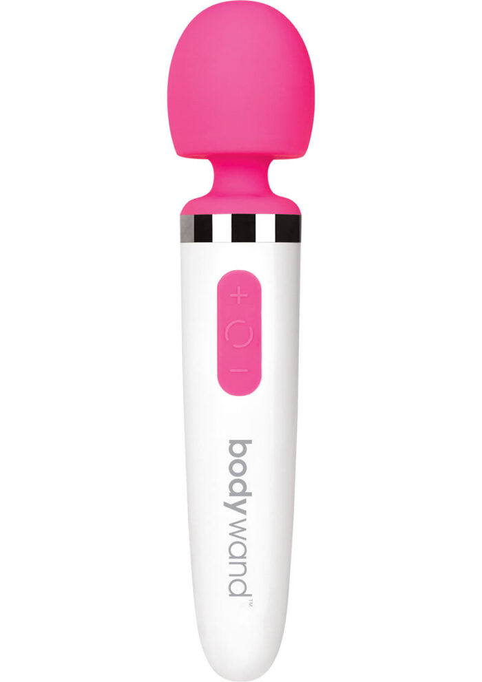 Bodywand Aqua Mini Silicone Rechargeable Massager - Pink - Image 2