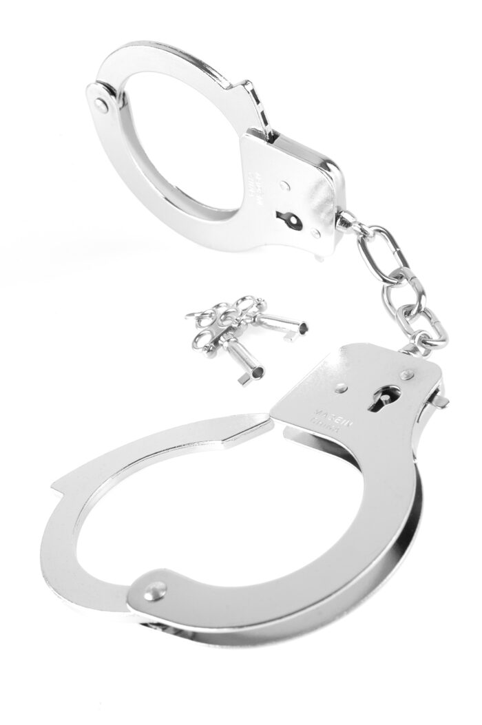 Fetish Fantasy Series Metal Handcuffs - Silver - Image 4